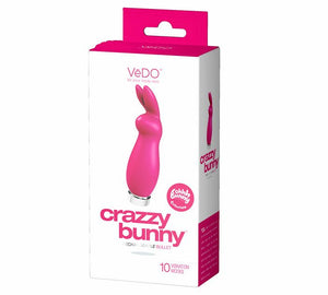 Crazy Bunny Rechargeable Mini Vibe Pretty In Pink - iVenuss