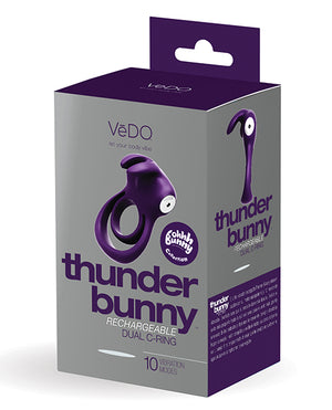 Vedo Thunder Bunny Dual Ring Rechargeable Perfectly Purple - iVenuss