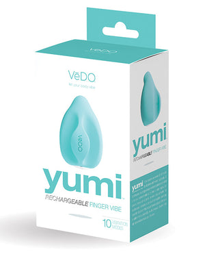 Vedo Yumi Rechargeable Vibe Tease Me Turquoise - iVenuss