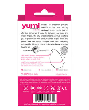 Vedo Yumi Rechargeable Vibe Foxy Pink - iVenuss