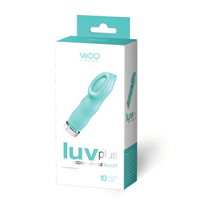 Luv Plus Rechargeable Vibe Tease Me Turquoise - iVenuss