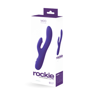 Vedo Rockie Dual Rechargeable Vibe Indigo - iVenuss