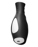 Vedo Torpedo Rechargeable Stroker Just Black W- Glow Sleeve - iVenuss