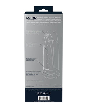 Vedo Pump Rechargeable Vacuum Penis Black - iVenuss