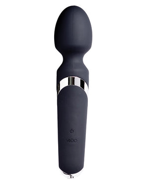 Vedo Wanda Rechargeable Wand Vibe Just Black - iVenuss