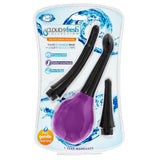 Cloud 9 Fresh + Deluxe Anal Soft Tip Enema Douche 11.8 Oz W- 3 Soft Nozzle Tips - iVenuss