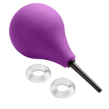 Cloud 9 Fresh + Deluxe Anal Soft Tip Enema Douche 7.6 Oz W- Ez Squeeze Bulb & 2 C-rings - iVenuss