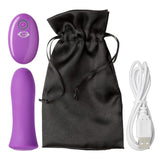 Pro Sensual Power Touch Bullet W- Remote Control Purple - iVenuss