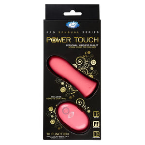 Pro Sensual Power Touch Bullet W- Remote Control Pink - iVenuss