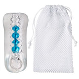 Cloud 9 Double Ended Stroker Beaded Stroker Clear - iVenuss