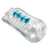 Cloud 9 Double Ended Stroker Beaded Stroker Clear - iVenuss