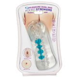 Cloud 9 Double Ended Stroker Beaded Stroker Clear - iVenuss