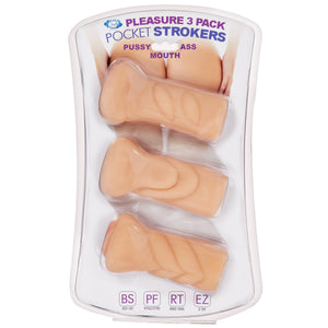 Cloud 9 Trio Stroker Pussy Ass Mouth Masturbator Kit - iVenuss