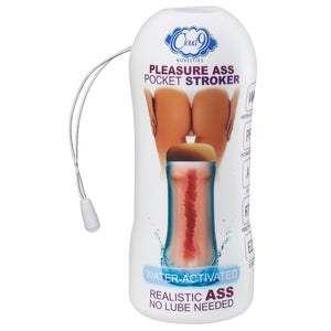 Cloud 9 Pleasure Anal Pocket Stroker Water Activated Tan - iVenuss