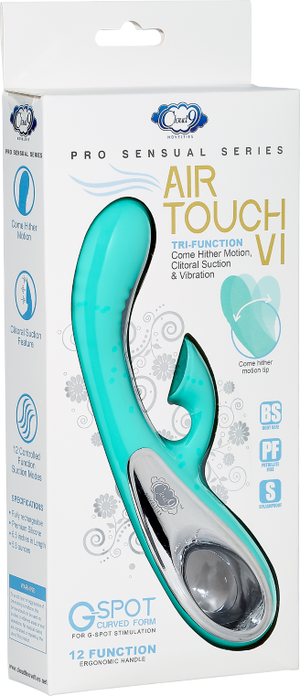 Cloud 9 Pro Sensual Air Touch Vi Come Hither Rabbit Teal - iVenuss