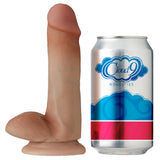 Cloud 9 Dual Density Dildo Touch 6in W- Balls Tan- Mocha - iVenuss