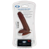 Cloud 9 Dual Density Dildo Touch 6in W- Balls Brown - iVenuss