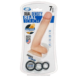 Cloud 9 Dual Density Dildo Touch 7in W- Balls Flesh - iVenuss