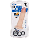 Cloud 9 Dual Density Dildo Touch 7in W- No Balls Flesh - iVenuss