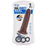 Cloud 9 Dual Density Dildo Touch 7in W- No Balls Brown - iVenuss
