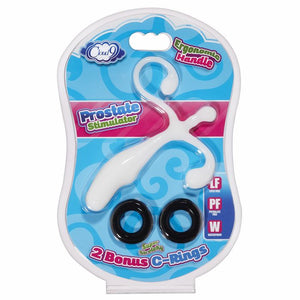 Cloud 9 Prostate Stimulator Kit White W-c Rings - iVenuss