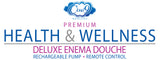 Cloud 9 Health & Wellness Deluxe Enema Douche W- Rechargeable Sprinkler Pump &