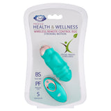 Cloud 9 Health & Wellness Wireless Remote Control Egg W- Stroking Motion Teal