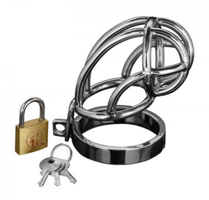 Master Series Captus Stainless Steel Chastity Cage - iVenuss