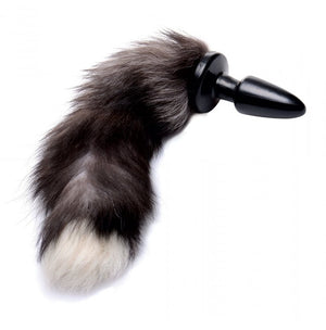 Tailz Grey Fox Tail Anal Plug - iVenuss