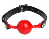 Master Series Hush Red Silicone Ball Gag - iVenuss