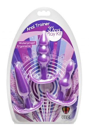 Trinity Vibes Anal Trainer 3pc Anal Play Kit - iVenuss