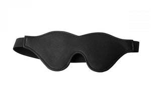 Strict Black Fleece Lined Blindfold - iVenuss