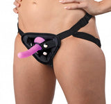 Strap U Double-g Deluxe Vibrating Silicone Strap On Kit - iVenuss