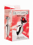 Booty Sparks Red Heart Gem Medium Anal Plug - iVenuss