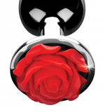 Booty Sparks Red Rose Medium Anal Plug - iVenuss