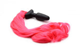 Hot Pink Pony Tail Anal Plug - iVenuss