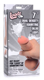Loadz 7in Dual Density Squirting Dildo Light (out Beg Dec)