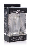 Master Series Gape Glory Clear Hollow Anal Plug - iVenuss