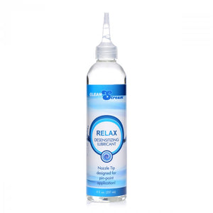 Cleanstream Relax Anal Lube Desensitizing W- Tip 8oz