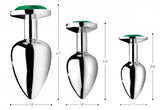 Booty Sparks Emerald Gem Anal Plug Set - iVenuss