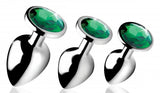 Booty Sparks Emerald Gem Anal Plug Set - iVenuss