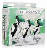 Booty Sparks Emerald Gem Anal Plug Set - iVenuss