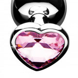 Booty Sparks Pink Heart Gem Anal Plug Set - iVenuss