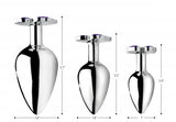 Booty Sparks Violet Flower Gem Anal Plug Set - iVenuss