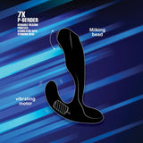 Alpha-pro 7x P-bender Bendable Prostate Stimulator W- Remote Control - iVenuss