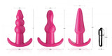 Frisky Thrill Trio Anal Plug Set Pink