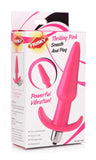 Frisky Thrilling Pink Smooth Vibrating Anal Plug