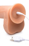 Strap U Real Thrust Thrusting & Vibrating Silicone Dildo W- Remote Control - iVenuss
