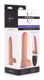 Strap U Real Thrust Thrusting & Vibrating Silicone Dildo W- Remote Control - iVenuss