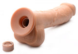 Loadz 8.5in Vibrating Dildo Squirting Medium